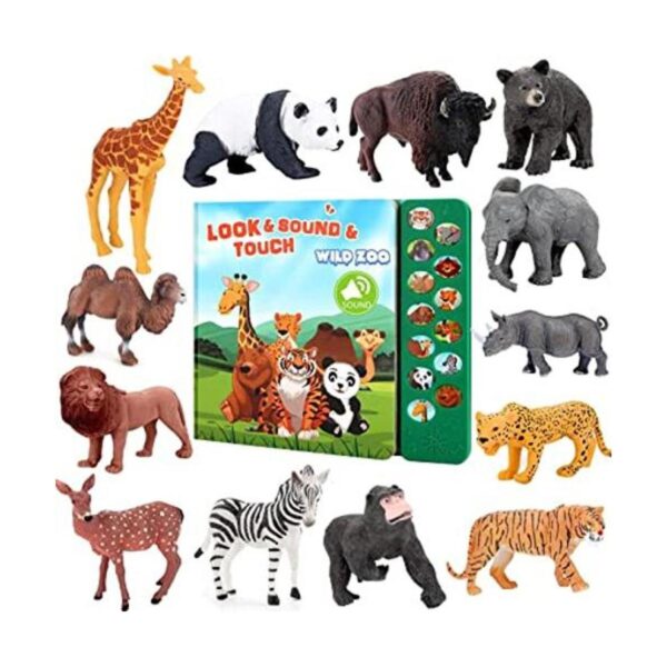 Tudoccy Figuras de animales de safari 13 figuras_1