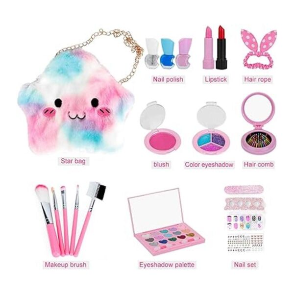 Tudaymol Kit de maquillaje de 21 piezas para niñas juego