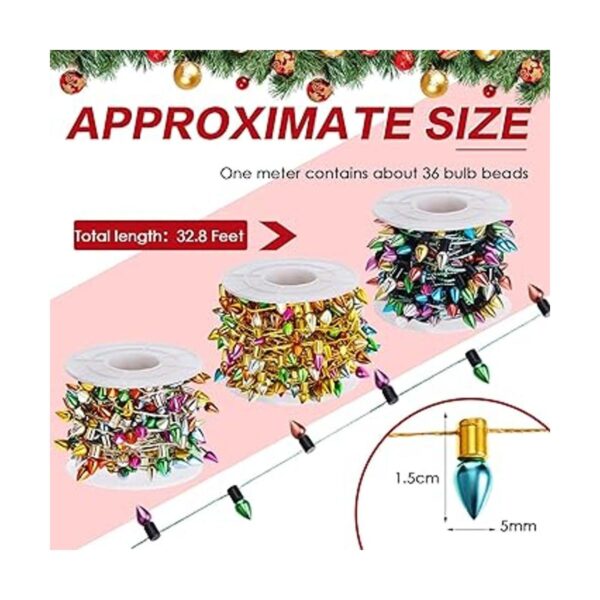Guirnalda de luces de Navidad de 590 pulgadas accesorios_2