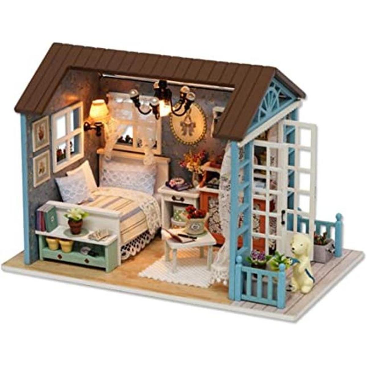 TuKIIE Kit de casa de muñecas en miniatura accesorios de