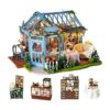 TuKIIE Kit de muebles de casa de muñecas en miniatura_1