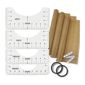 Regla de alineación de camisetas cinta resistente al