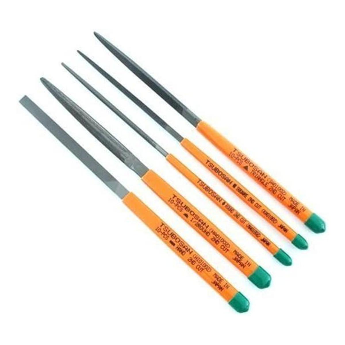 Tsubosan Juego de 5 limas de mano ST06 de Japón