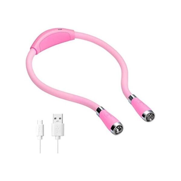 TSINGREE Luz LED para libro de cuello recargable por USB_1