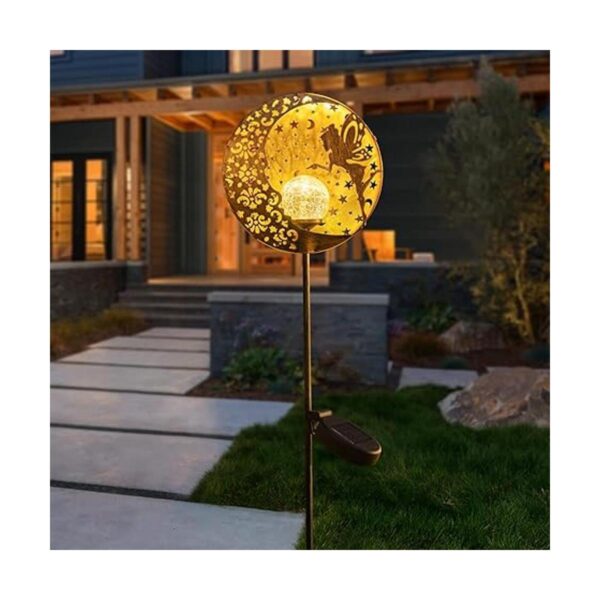 Tryme Luces solares de jardín hadas lunas estrellas_5