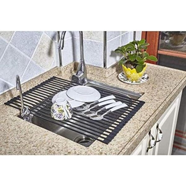 True Tidy Estante de secado enrollable multiusos sobre_2