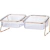 Cuencos elevados para gatos cuencos de 5.5 pulgadas para