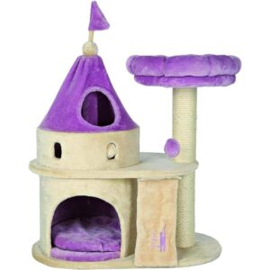 Trixie My Kitty Darling Castle Condo Scratching Post Cat_1