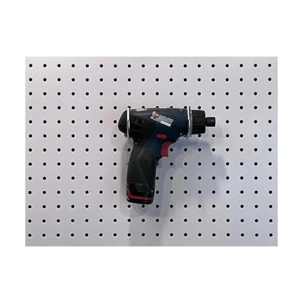 DuraHook Gancho curvado para tablero de clavijas plateado_3
