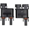 Trisinger Conector solar IP68 impermeable 1500 V de cobre