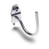 DuraHook Gancho curvado para tablero de clavijas plateado_1