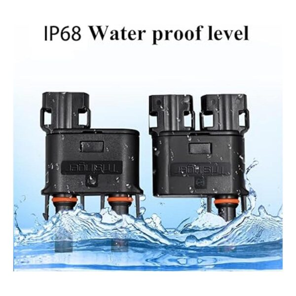 Trisinger Conector solar IP68 impermeable 1500 V de cobre