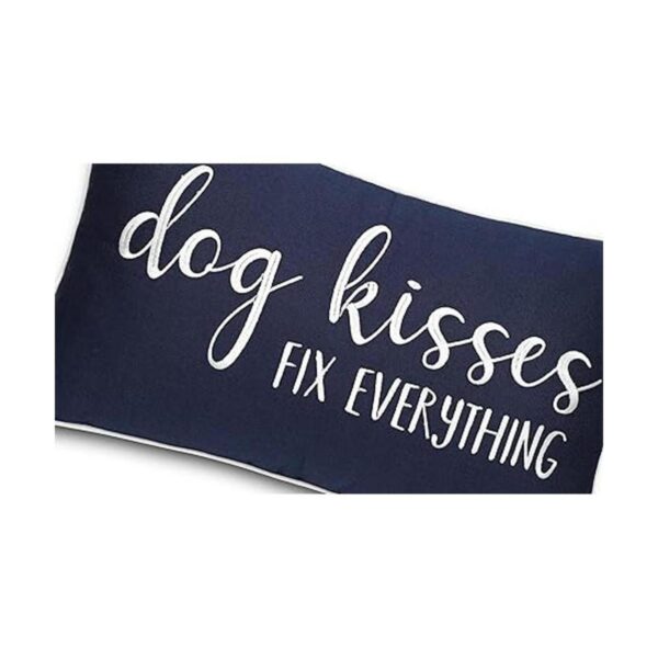 Rudransha Dog Kisses Fix Everything Funda de almohada_2