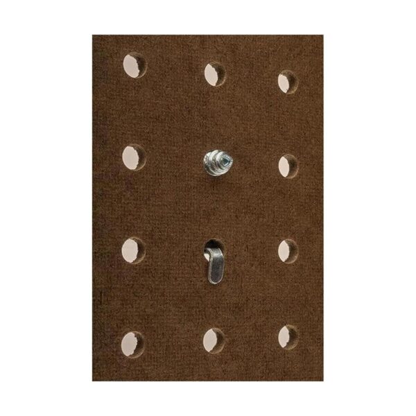 DuraHook Gancho curvado para tablero de clavijas plateado_6