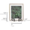Pequeño de Metal Negro Scroll caballete_2