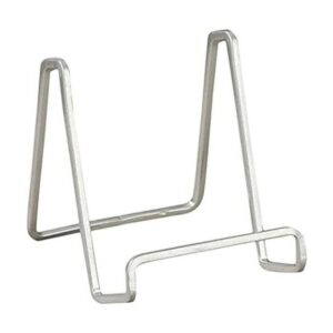 Tripar Soporte de alambre cuadrado plateado de 6 pulgadas_1