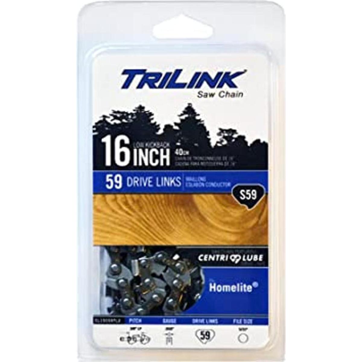 Cadena de sierra Trilink CL15059TL2 de 38 LP semicicelado