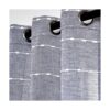 Lush Decor Navy Farmhouse Textured Grommet Sheer Window_6