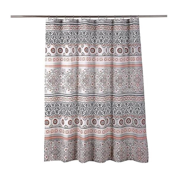 Lush Decor Nesco Cortina de ducha a rayas 72 x 72_5