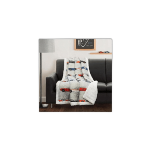 Lush Decor Lush Décor Race Cars Manta de sherpa 60 x 50_1