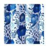 Lush Decor Cortina de ducha Blue Poppy Garden 72 x 72_5