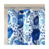 Lush Decor Cortina de ducha Blue Poppy Garden 72 x 72_2