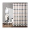 Lush Decor Cortina de ducha a rayas azules de 72 x 72_1