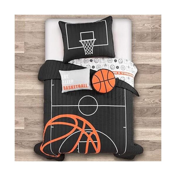 Lush Decor Juego de baloncesto de 4 piezas individual_3