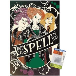 Disney Hocus Pocus Póster de pared con chinchetas_1