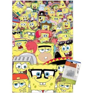 Nickelodeon Bob Esponja Póster de pared con pasadores_1
