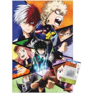 My Hero Academia Póster de pared con chinchetas_1
