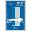 Trends International NFL Detroit LionsRetro Logo 14 Póster_1