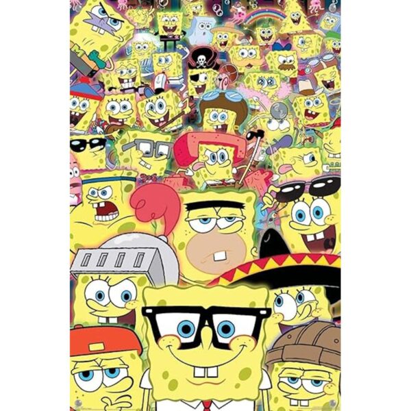 Nickelodeon Bob Esponja Póster de pared con pasadores_4