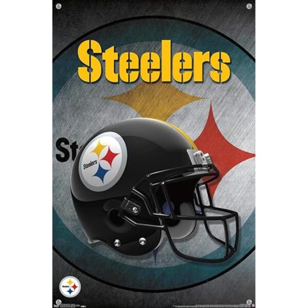 NFL Pittsburgh Steelers Casco 16 Póster de pared con_4