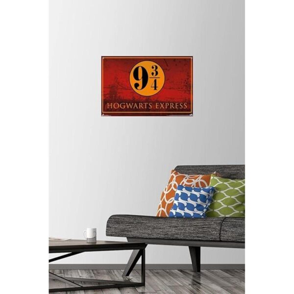Póster de la pared del mundo mago Harry Potter Hogwarts_2