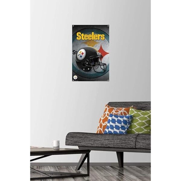NFL Pittsburgh Steelers Casco 16 Póster de pared con_2