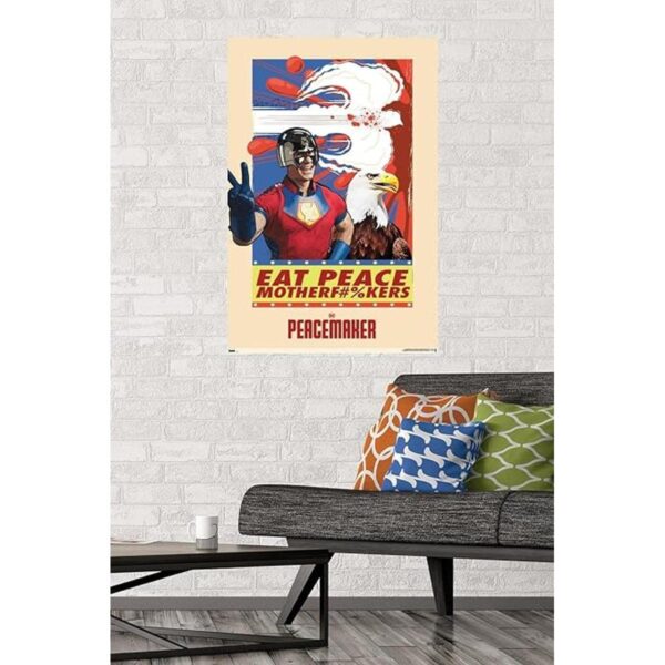 DC Comics TV Peacemaker Póster de pared Eat Peace_2