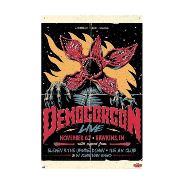 Póster de pared de Netflix Stranger Things Demogorgon_4