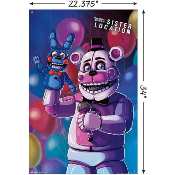 Póster de pared de Five Nights at Freddys Sister_3