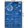 Star Wars Saga Póster de pared con diseño imperial_3