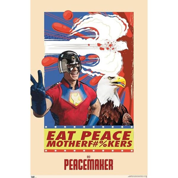 DC Comics TV Peacemaker Póster de pared Eat Peace_1