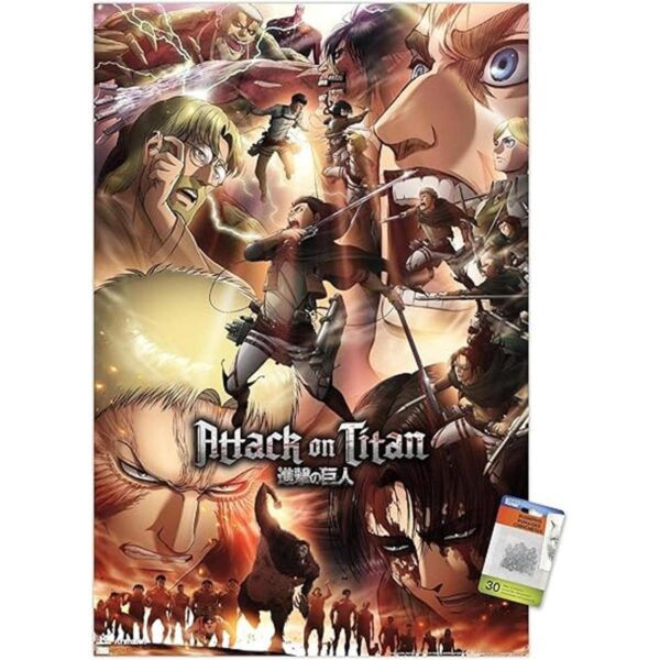 Trends International Attack on Titan Temporada 3 Póster_1