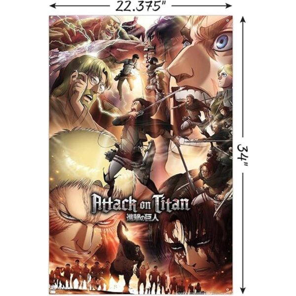 Trends International Attack on Titan Temporada 3 Póster_3