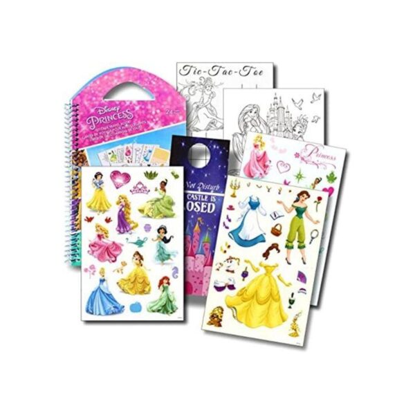 Juego de pegatinas de princesas de Disney con pegatinas_1