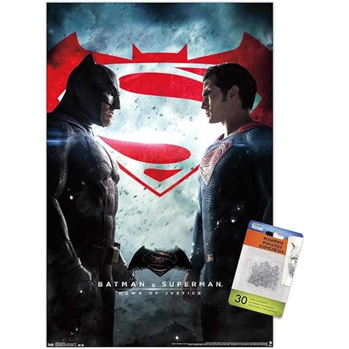 DC Comics Movie Póster de Batman v Superman de una hoja