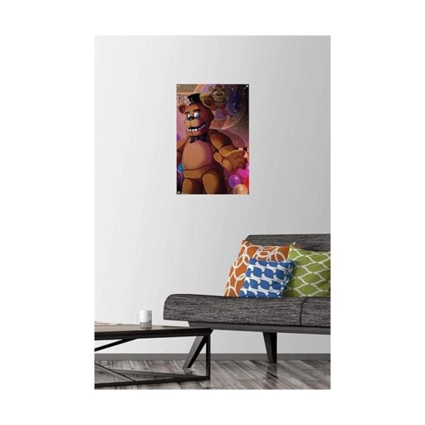 Póster de pared con diseño de pizzería de Five Nights at_2