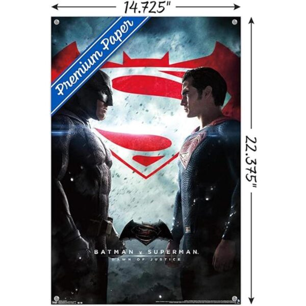 DC Comics Movie Póster de Batman v Superman de una hoja_2