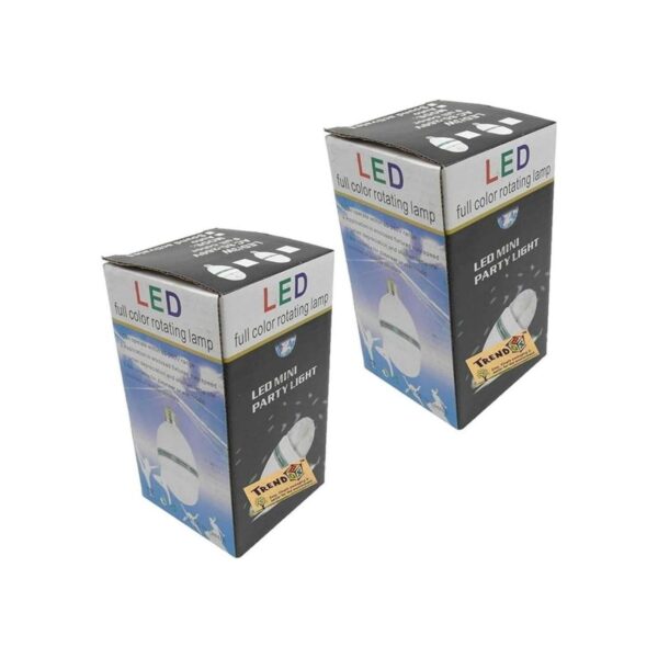 TrendBox Juego de 4 bombillas LED giratorias de 3 W E27_5