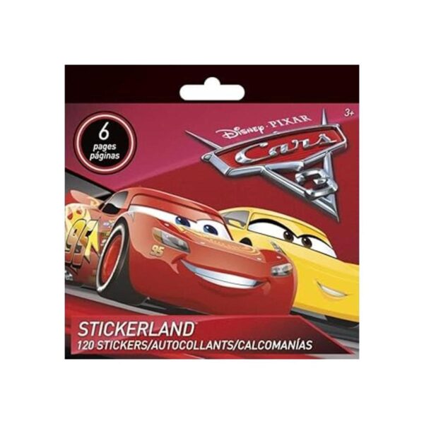 Disney Pixar Cars Paquete de calcomanías y tatuajes_2