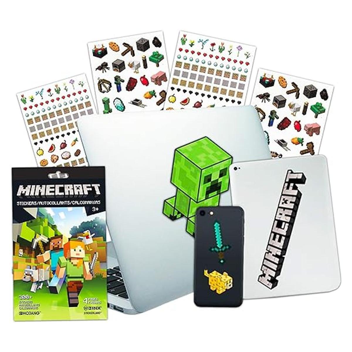 Minecraft Pegatinas para portátiles 10 unidades tamaño